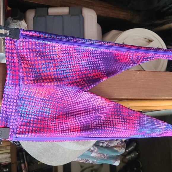 Fushia Adidas active leggings sz 6x girls - Picture 2 of 7